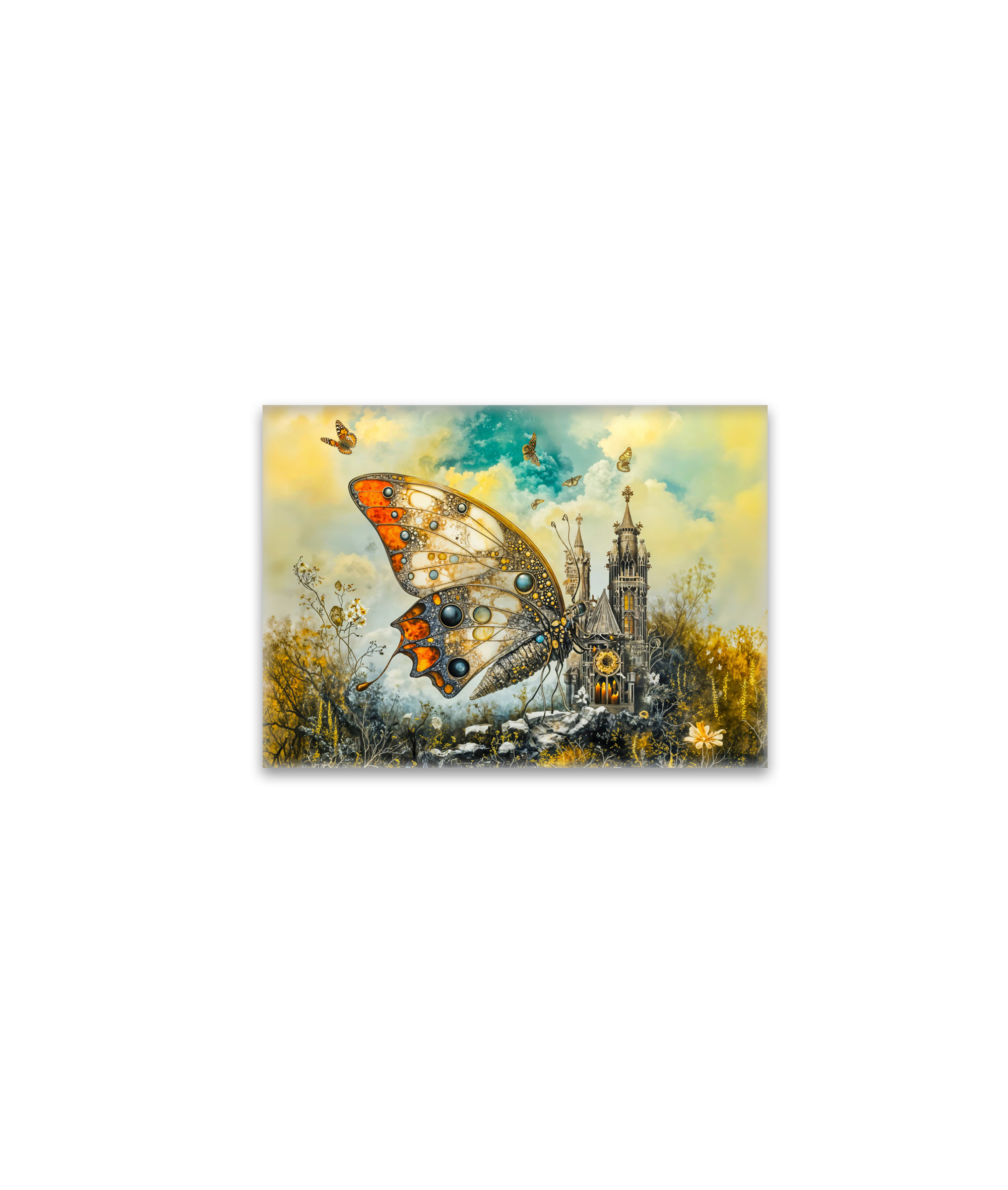raxxa Glas-Magnet: Mystic altar butterfly