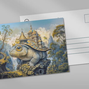 raxxa Postkarte: Steampunk castle toad