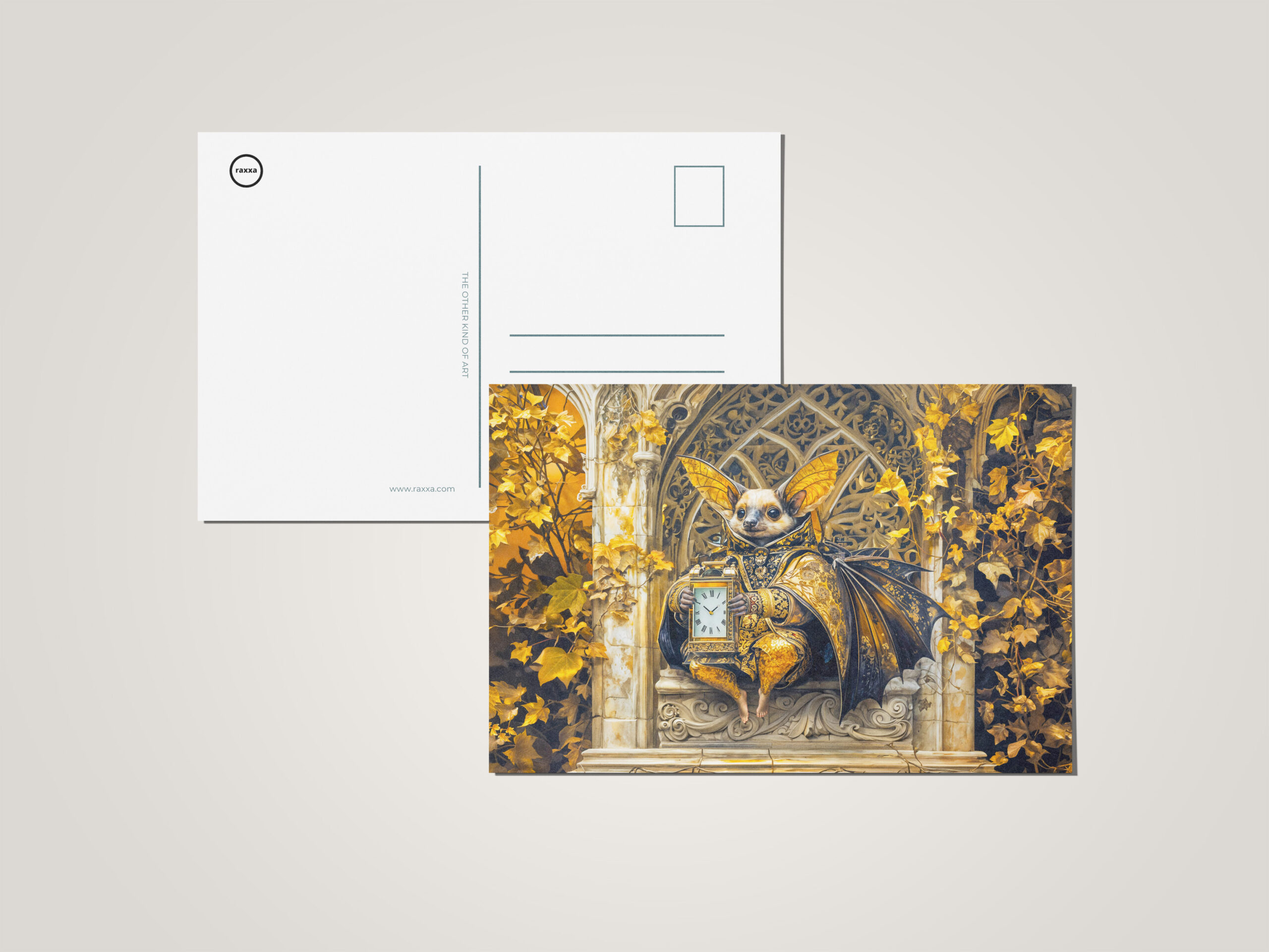 raxxa Postkarte: Mystic gear bat