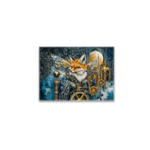 raxxa Glas-Magnet: Steampunk fog fox