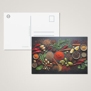 raxxa Postkarte: Arrangement mit Gewürzen