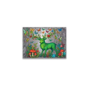 raxxa Glas-Magnet: Waldgeist und Elfenhirsche - mystische Wesen