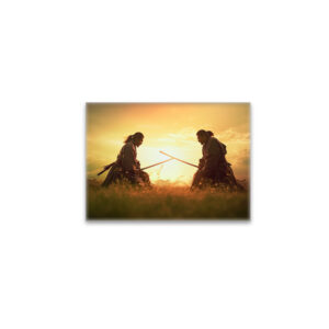 raxxa Glas-Magnet: Zwei Samurai Krieger auf dem Feld