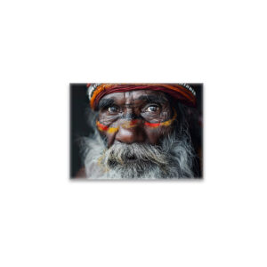 raxxa Glas-Magnet: Aborigines Mann