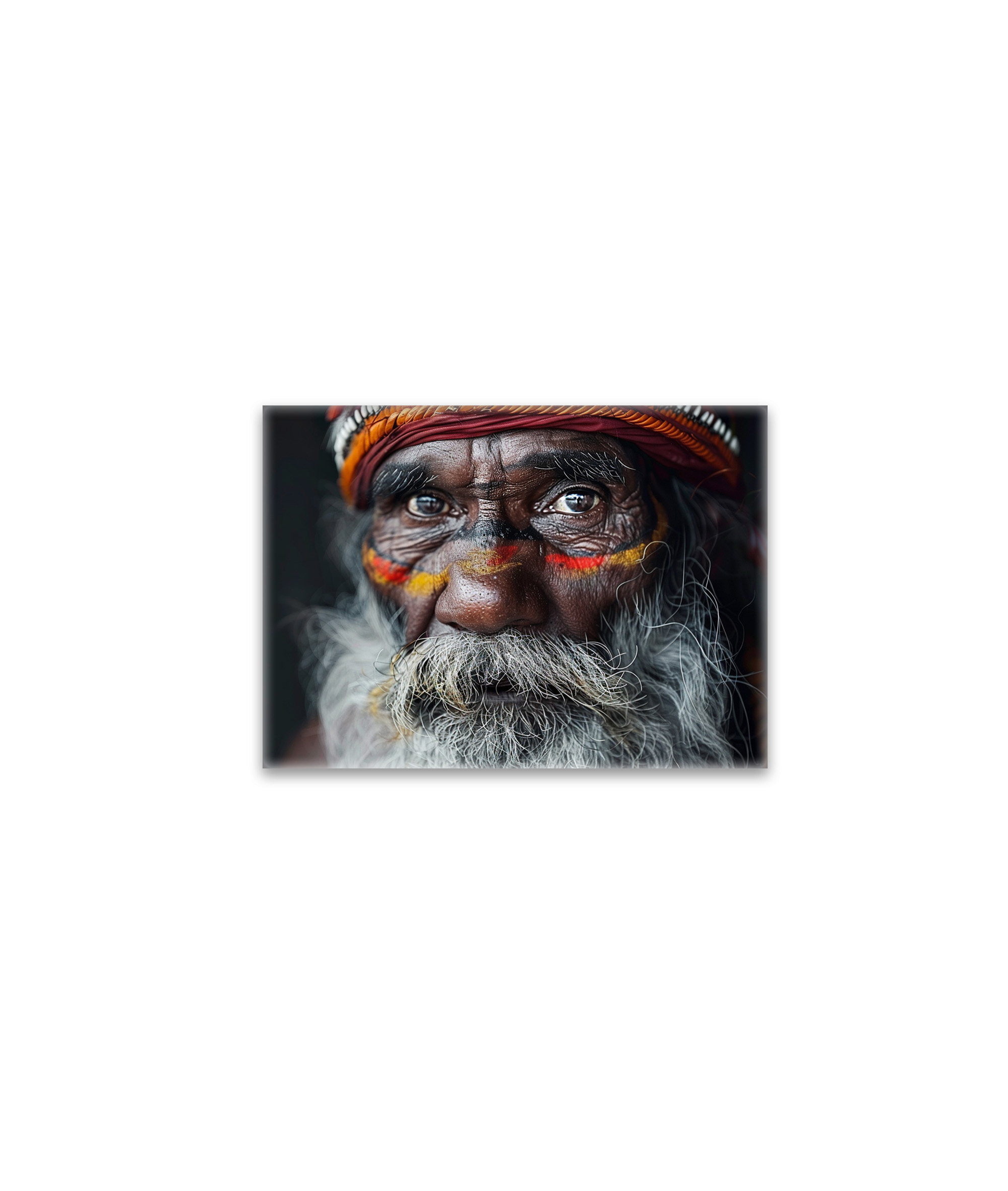raxxa Glas-Magnet: Aborigines Mann