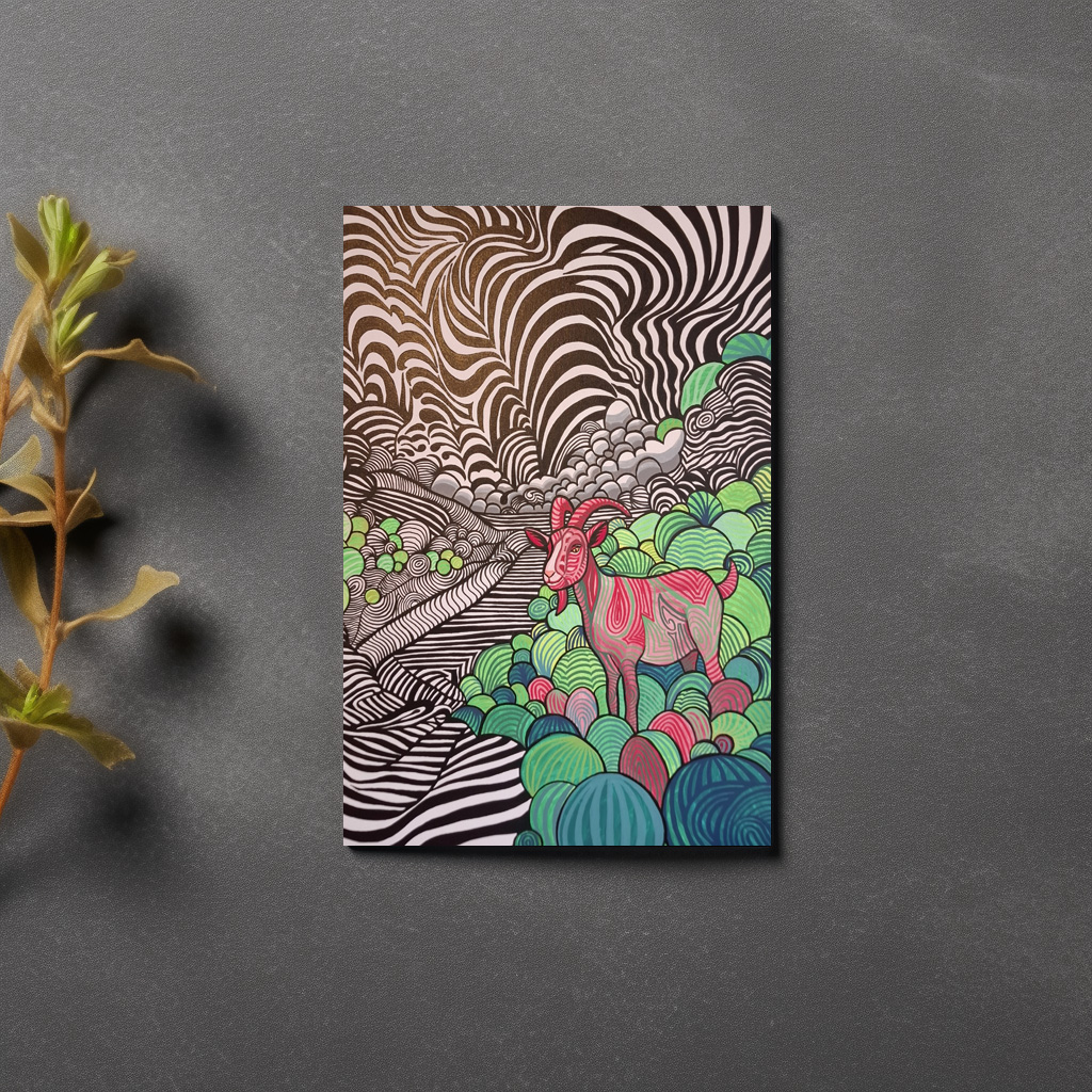 raxxa Postkarte: Zwischen Farn und Flut