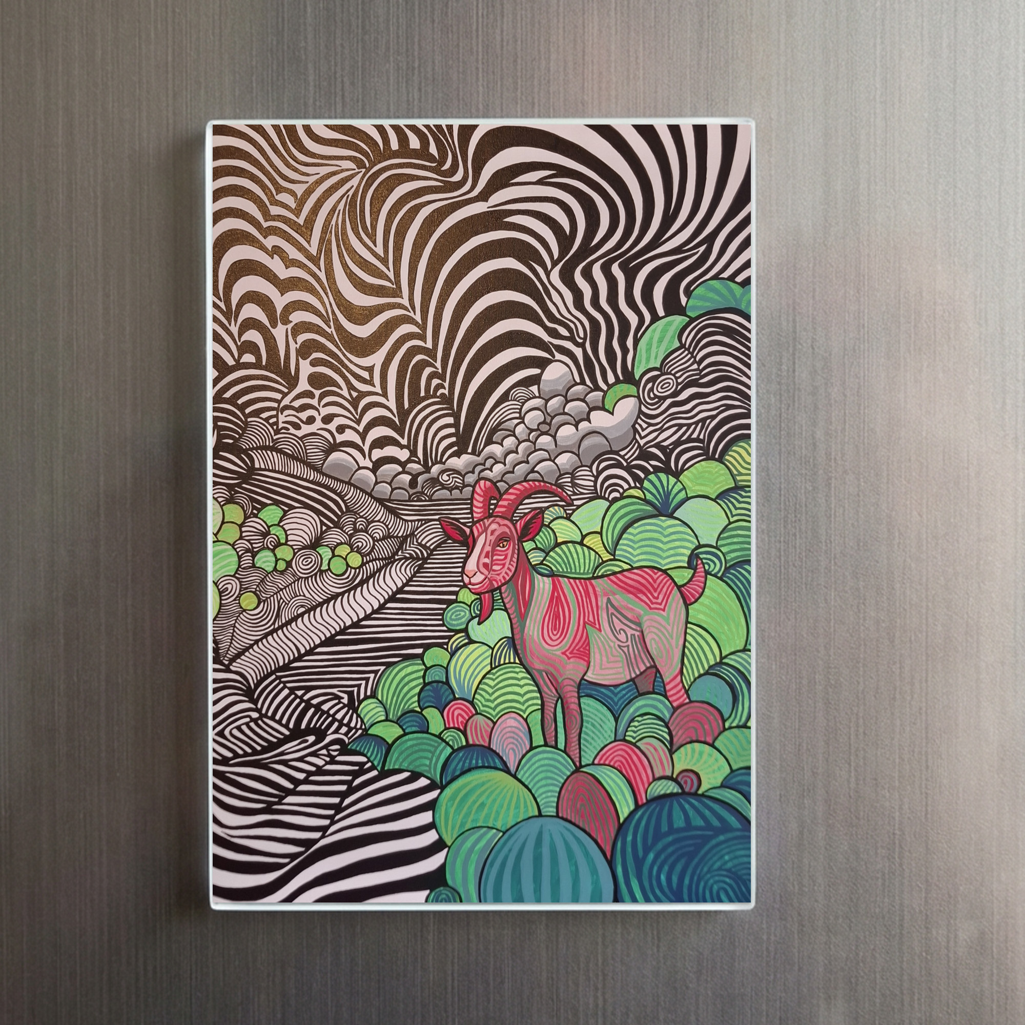 raxxa Glas-Magnet: Zwischen Farn und Flut - immagine 2