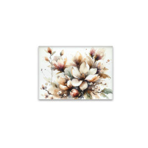 raxxa Glas-Magnet: Elegant Magnolia Bloom