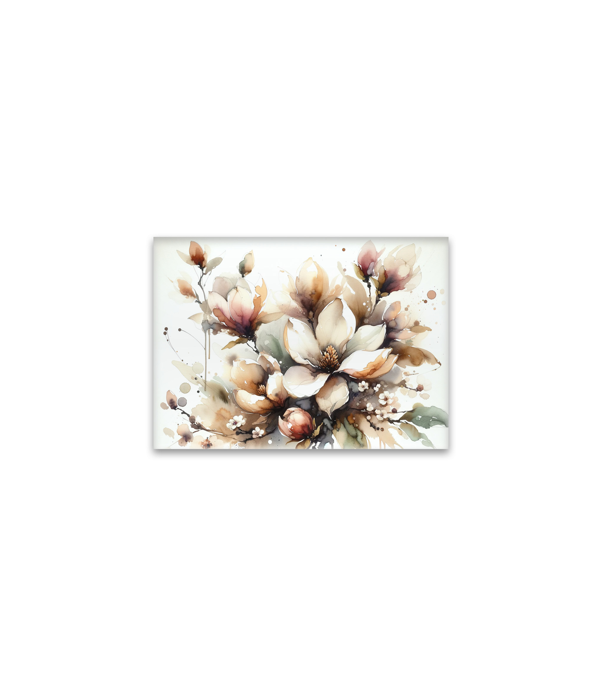 raxxa Glas-Magnet: Elegant Magnolia Bloom