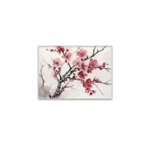 raxxa Glas-Magnet: Pink Cherry Blossom Branch