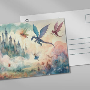 raxxa Postkarte: Enchanted Castle and Fairies