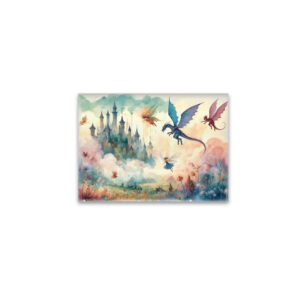 raxxa Glas-Magnet: Enchanted Castle and Fairies