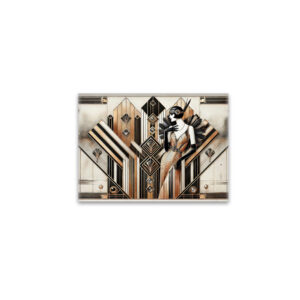 raxxa Glas-Magnet: Gatsby Glamour Art Deco Scene