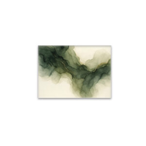 raxxa Glas-Magnet: Moss Green Gold Flow