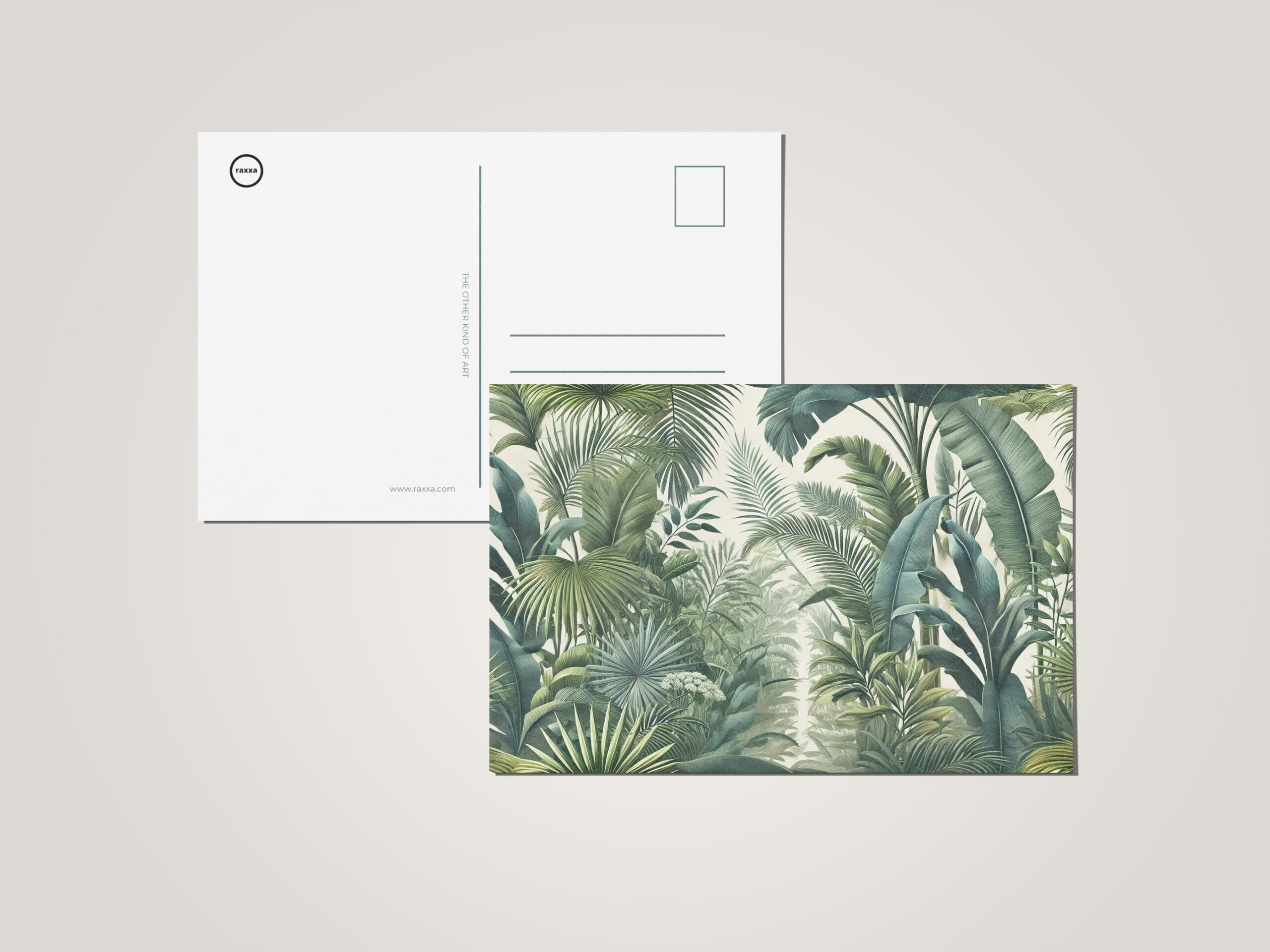 raxxa Postkarte: Exotic Leafy Paradise