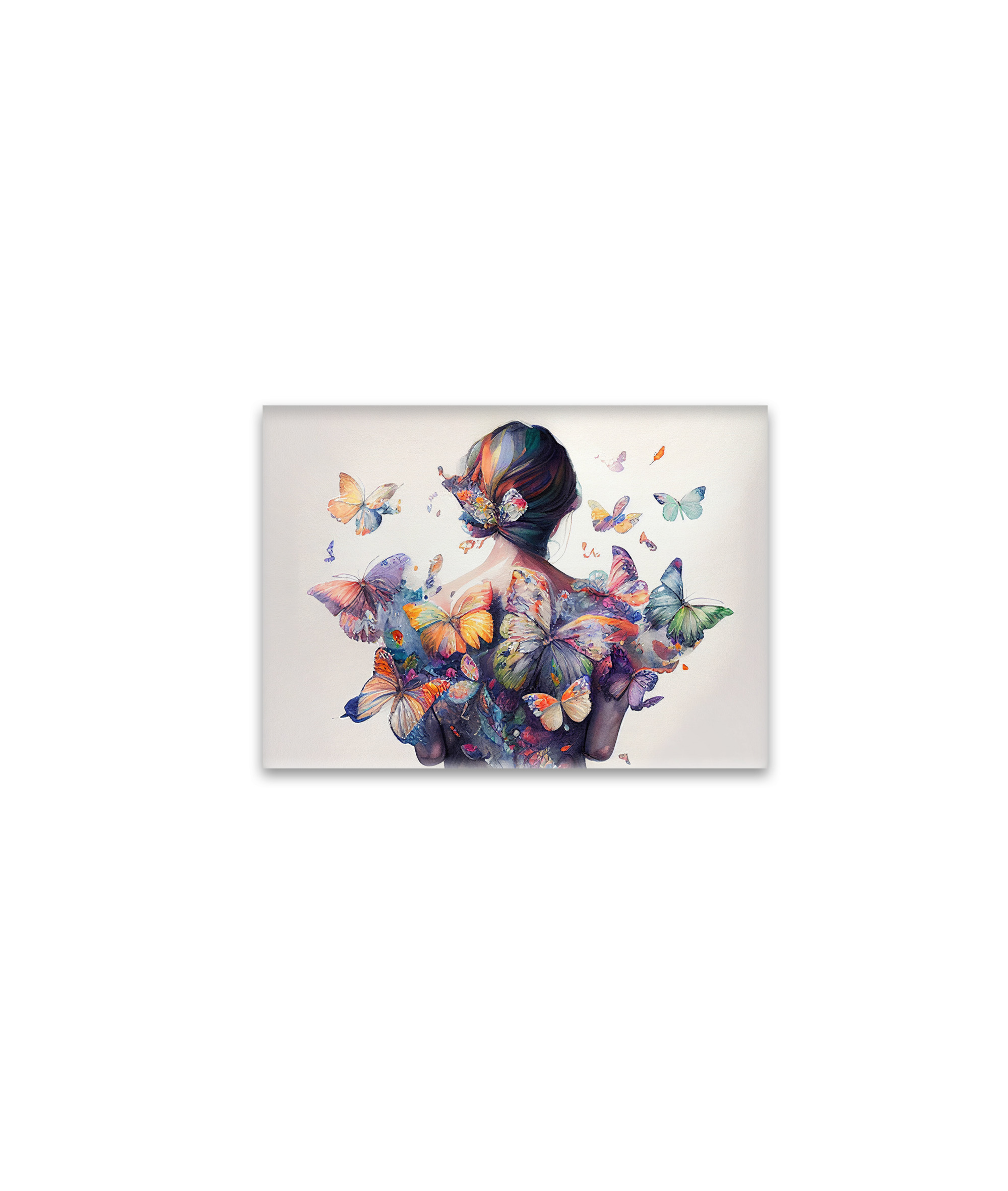 raxxa Glas-Magnet: Watercolor Butterfly Embrace