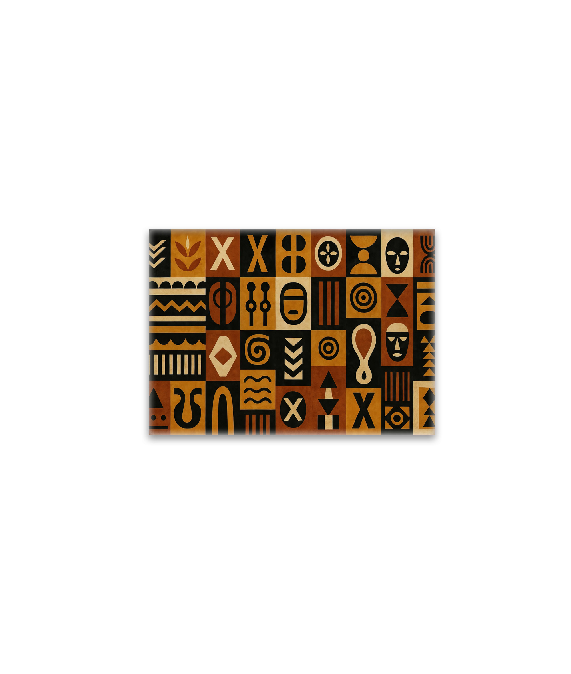 raxxa Glas-Magnet: African Symbolic Rhythms