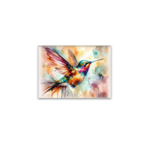 raxxa Glas-Magnet: Iridescent Hummingbird Mid Flight