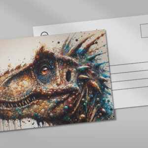 raxxa Postkarte: Powerful Dinosaur