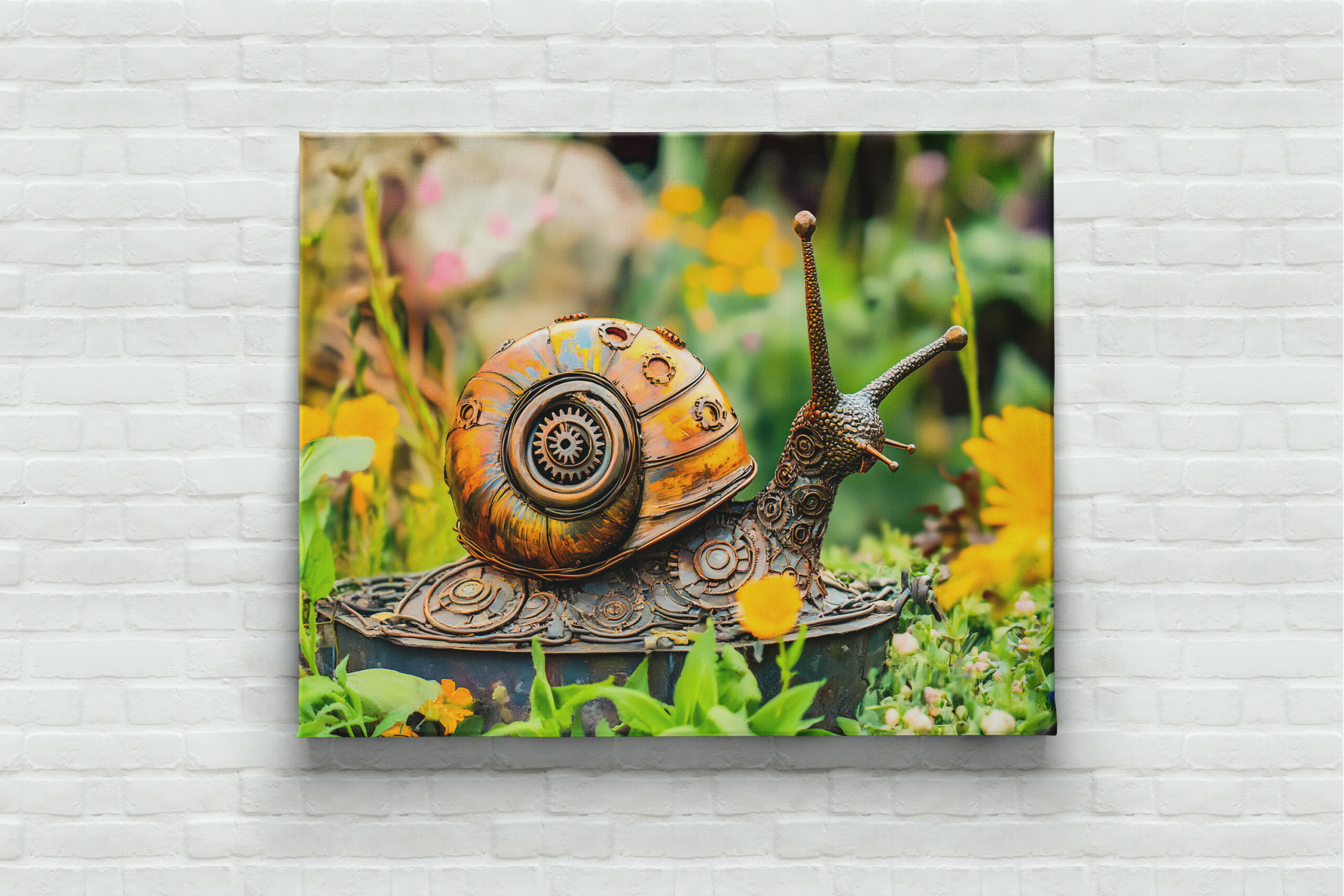 raxxa Canva: Metal Snail Garden Ornament - Imagen 2