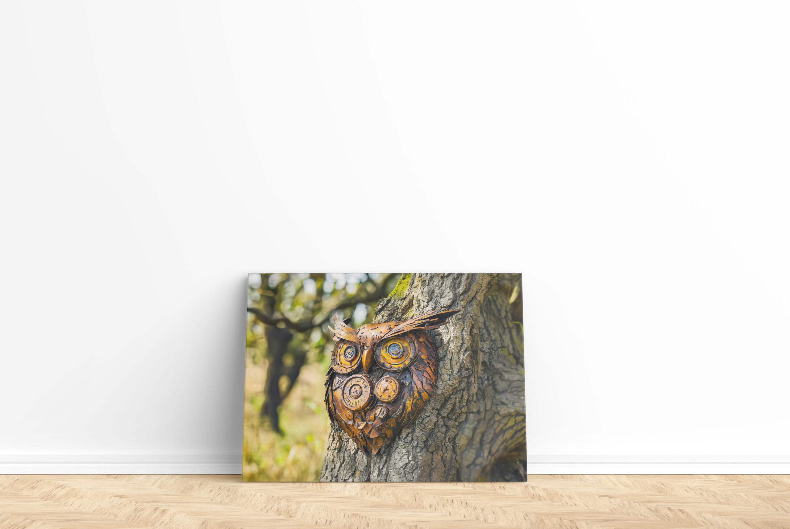 raxxa Canva: Metal Owl Garden Sculpture - immagine 2