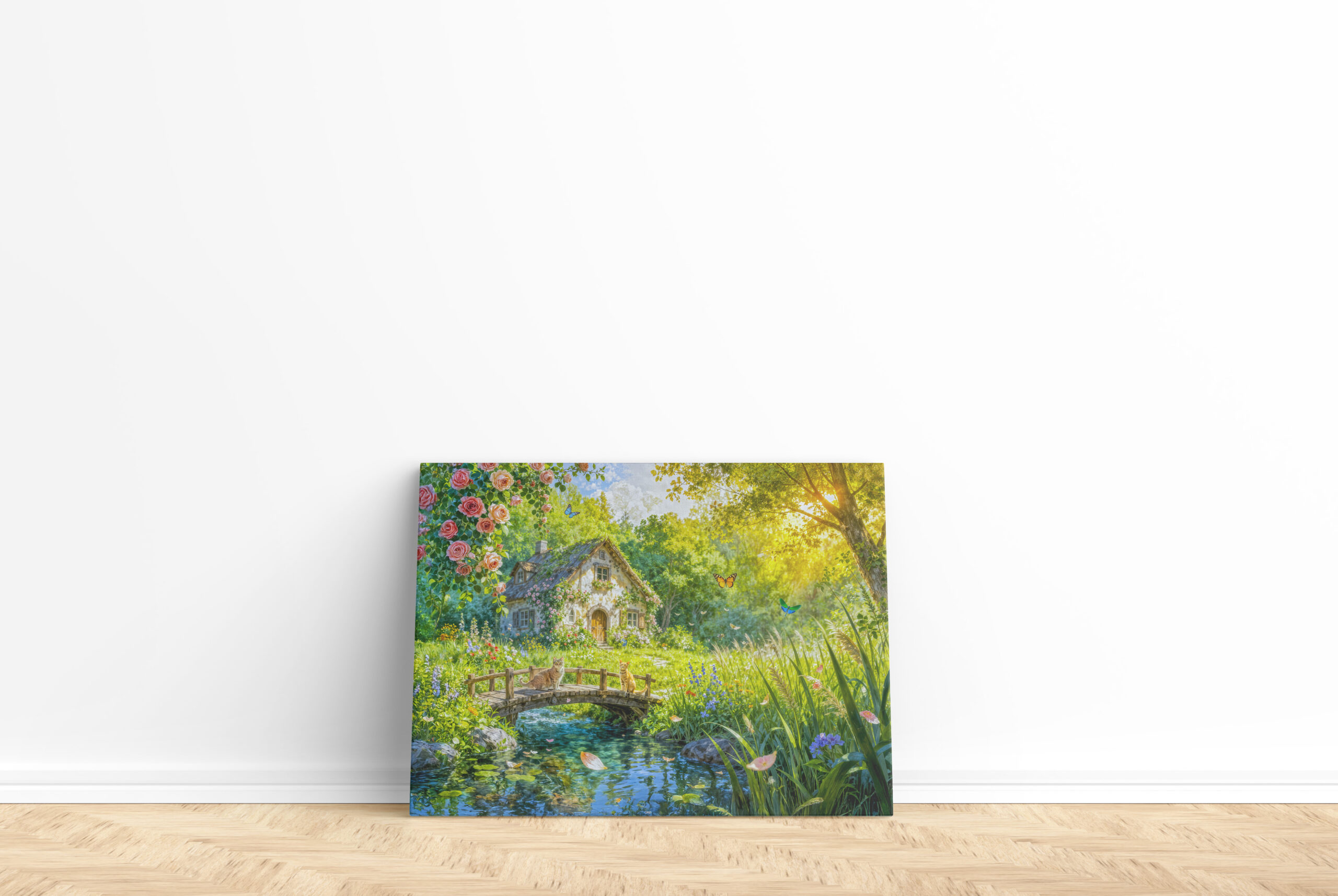 raxxa Canva: Rose Petal Cottage by the Wildbrook - immagine 2