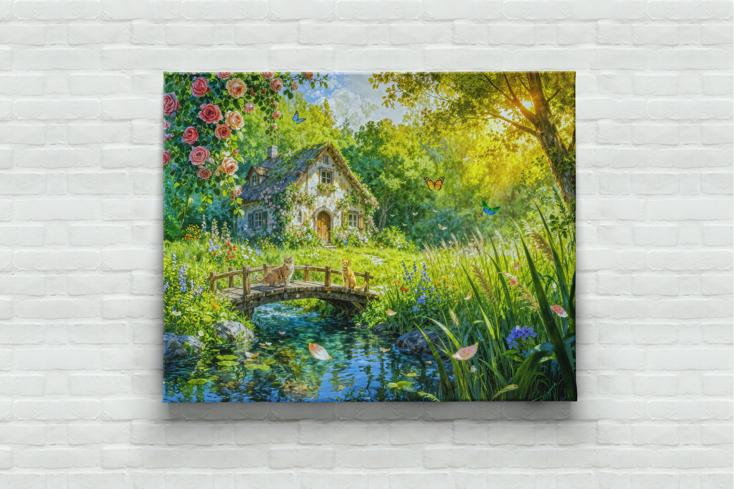 raxxa Canva: Rose Petal Cottage by the Wildbrook