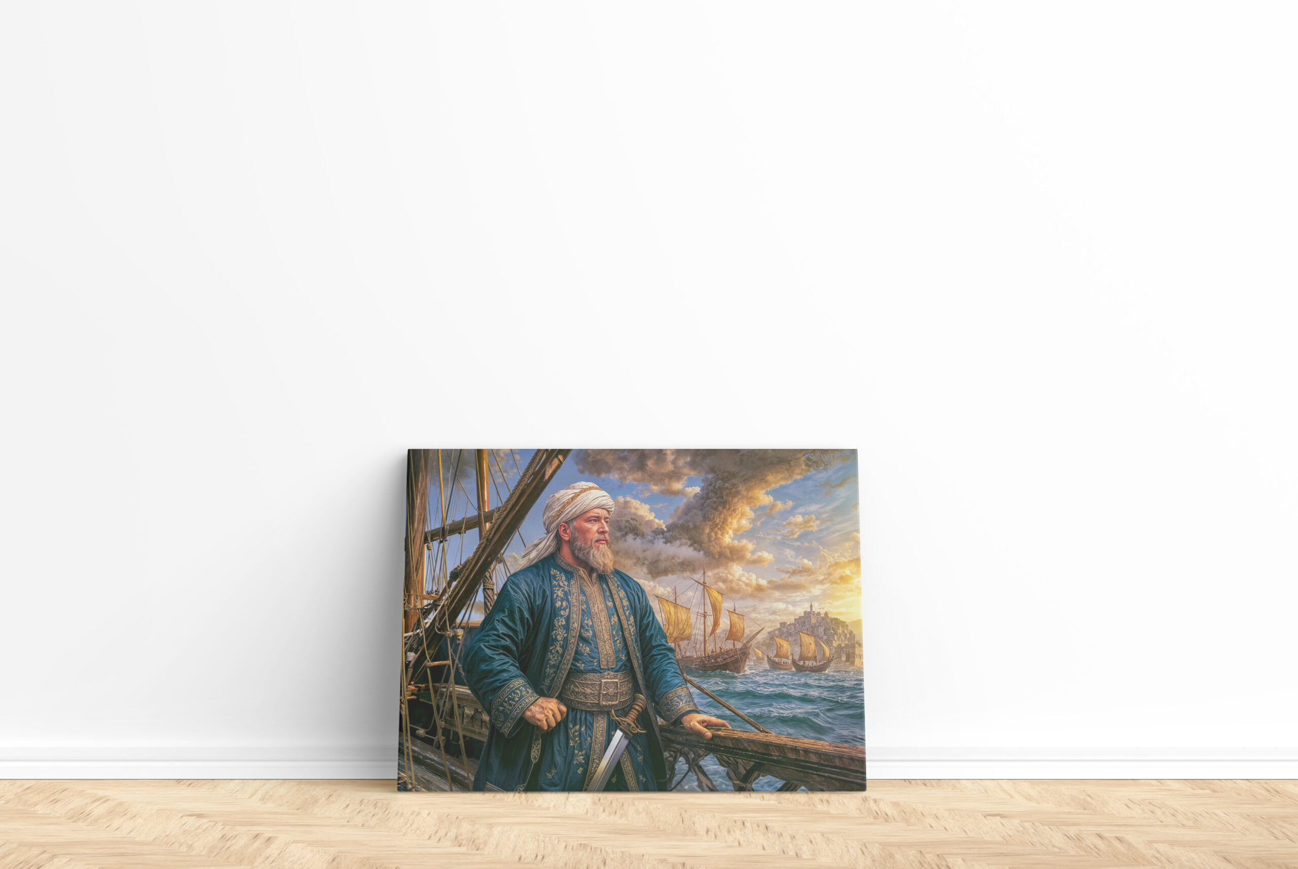 raxxa Canva: Hayreddin Barbarossa Naval Commander Portrait – Image 2