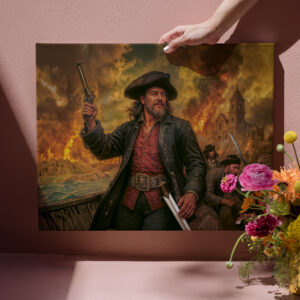 raxxa Canva: Henry Morgan Pirate Battle Portrait