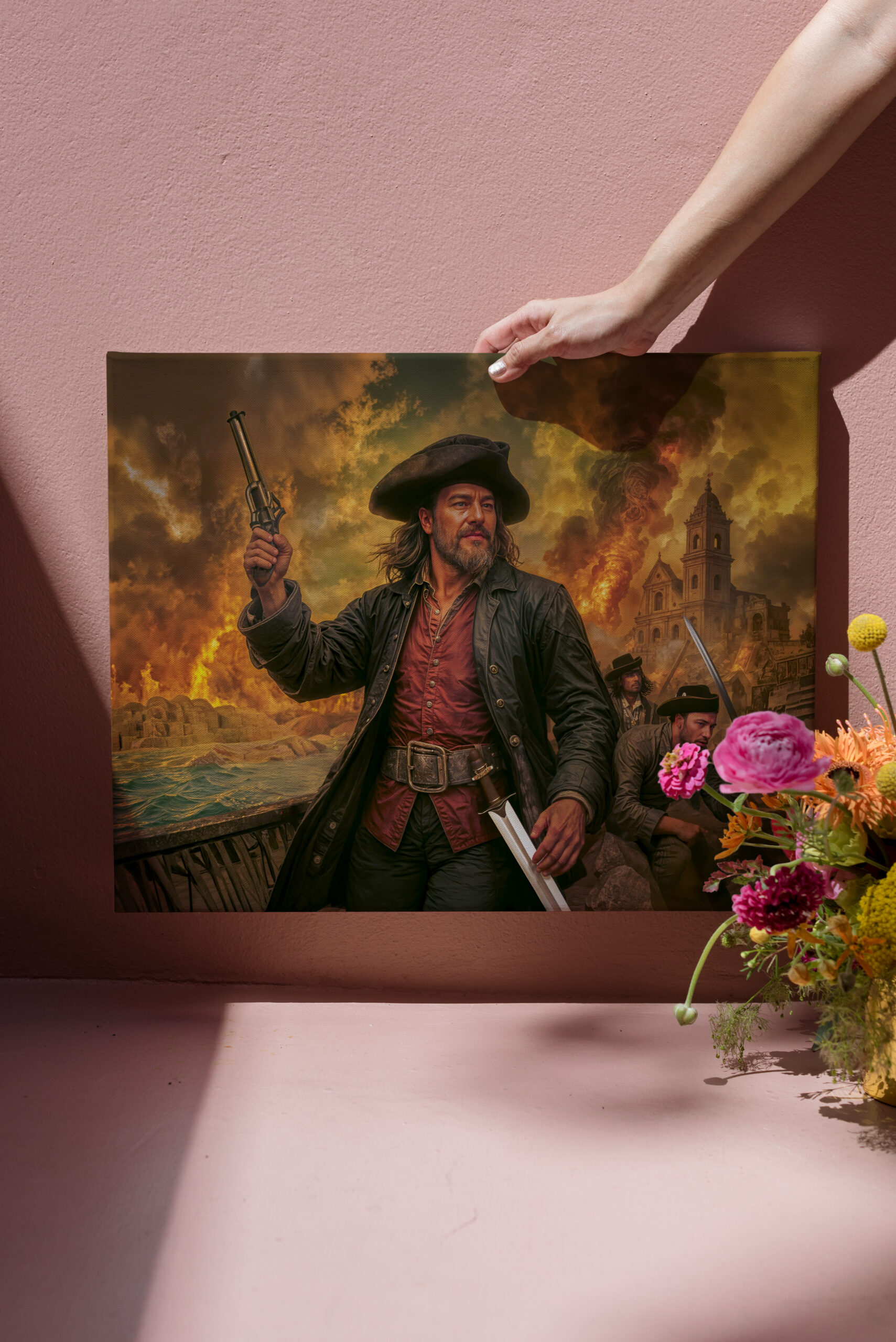 raxxa Canva: Henry Morgan Pirate Battle Portrait