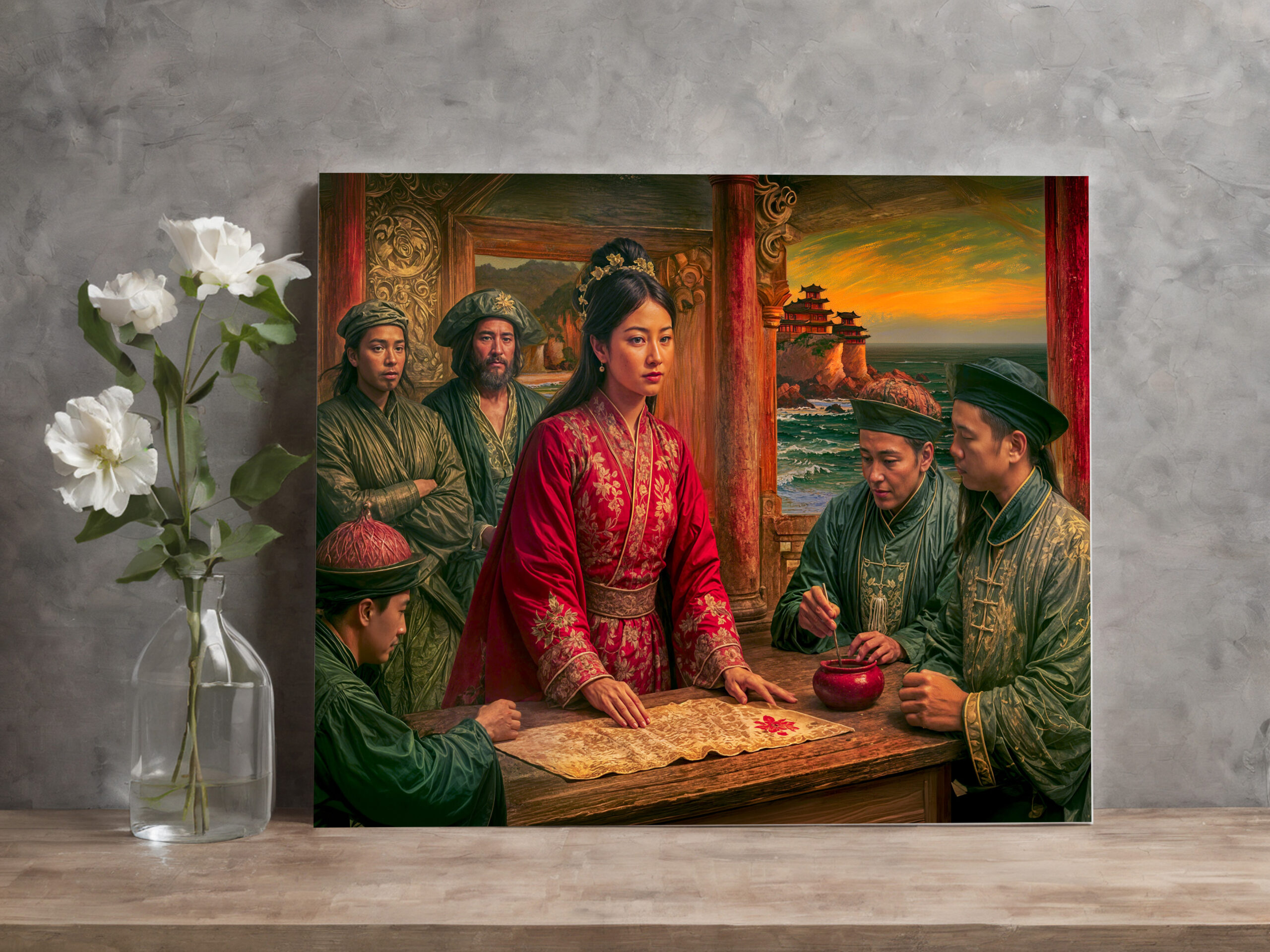 raxxa Canva: Madame Ching Pirate Queen Portrait – Image 3