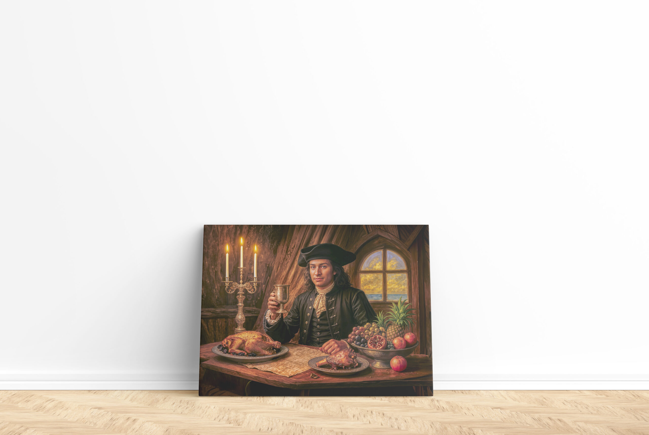 raxxa Canva: Black Bart Pirate Tavern Portrait - Image 2