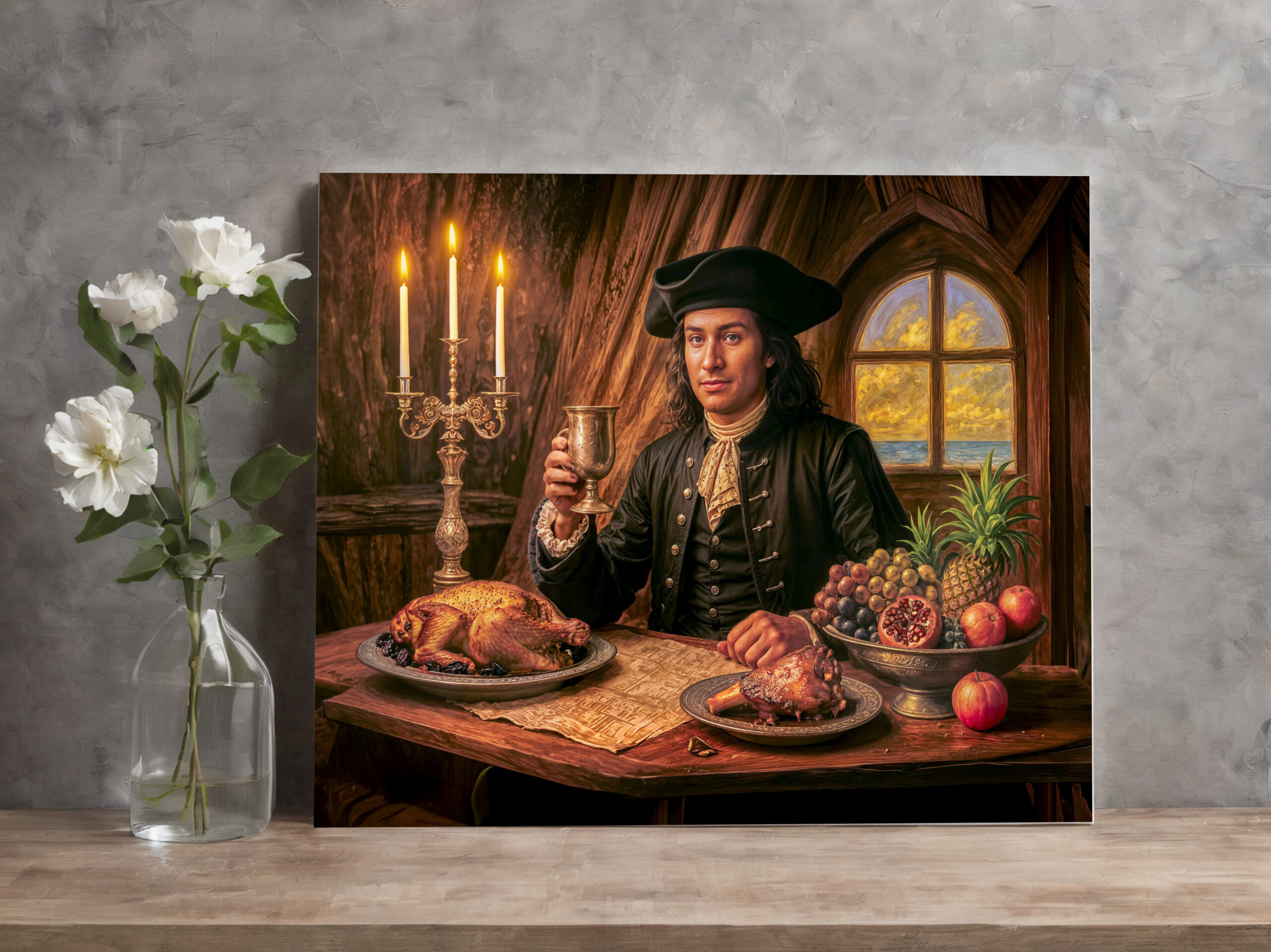 raxxa Canva: Black Bart Pirate Tavern Portrait