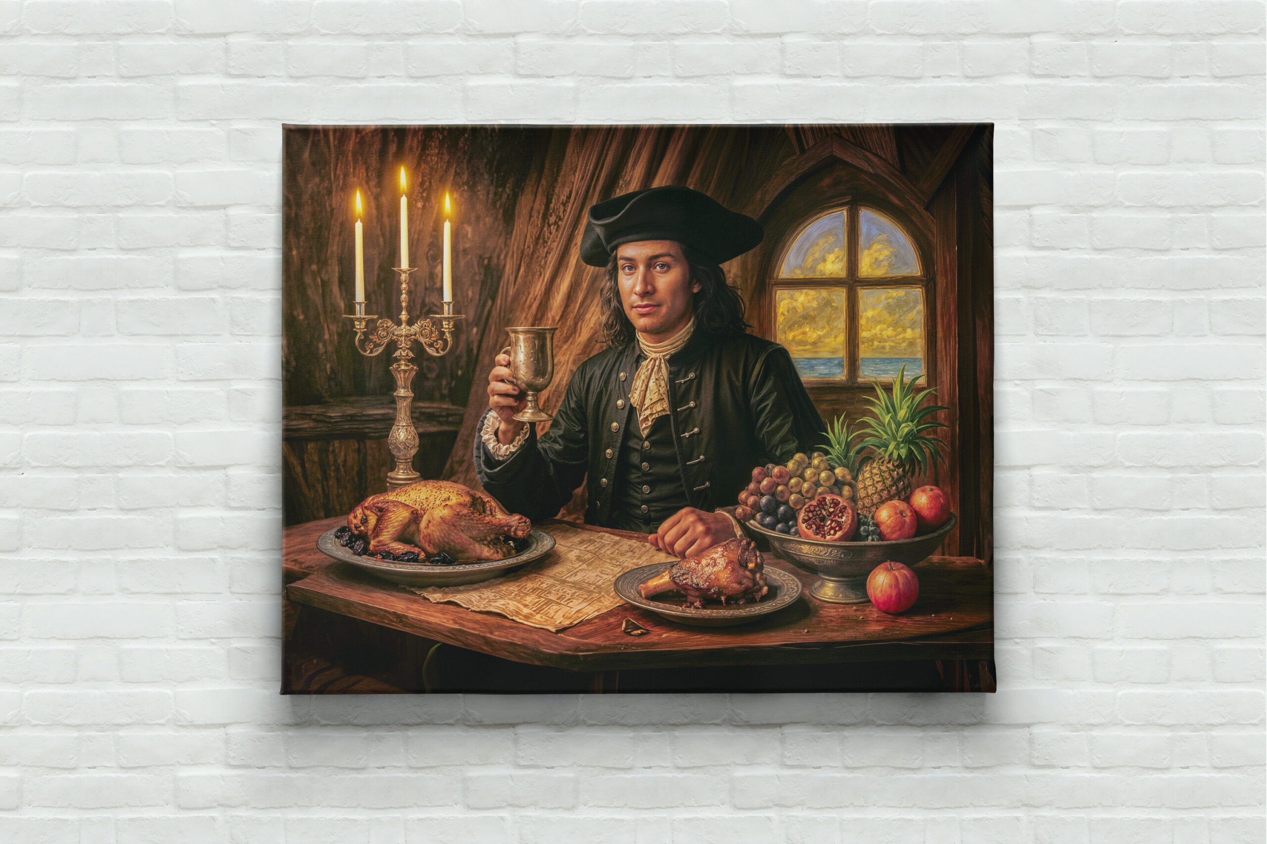 raxxa Canva: Black Bart Pirate Tavern Portrait - Image 3