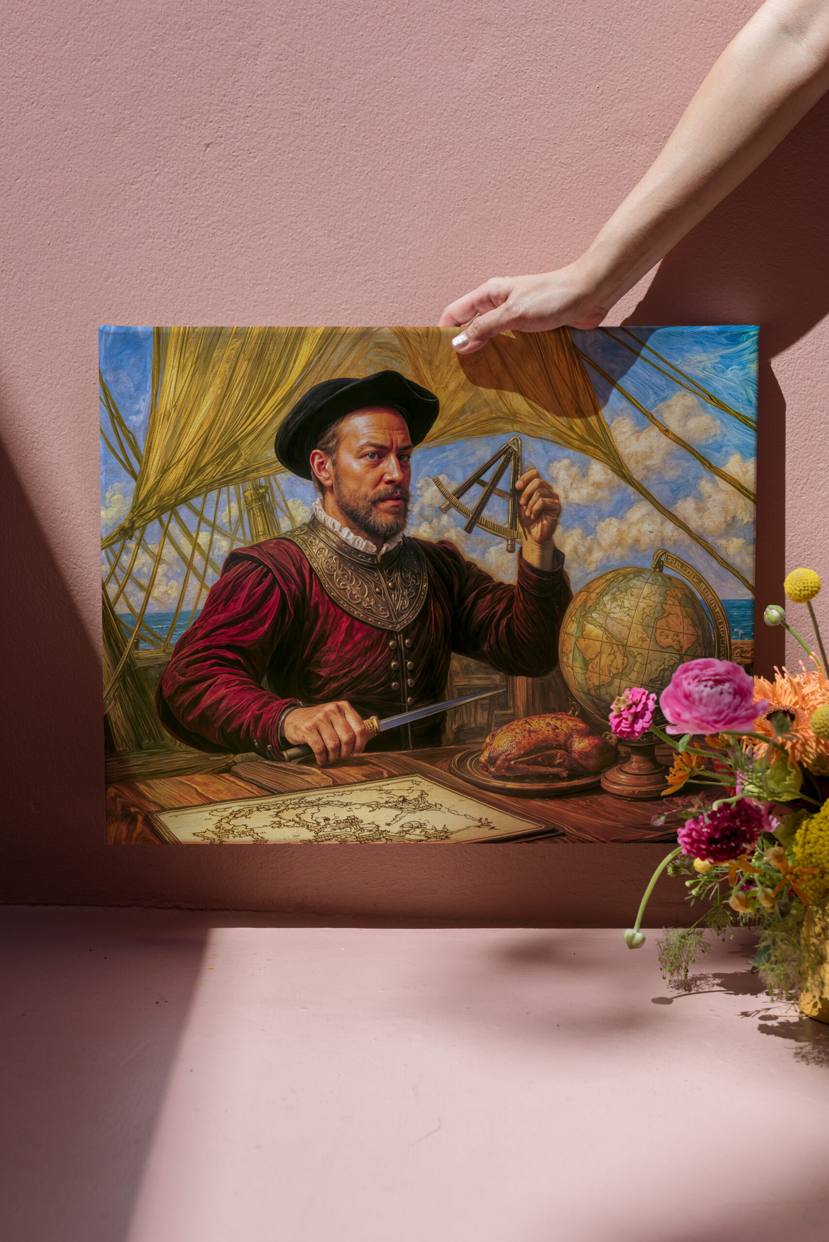 raxxa Canva: Sir Francis Drake Maritime Portrait