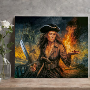 raxxa Canva: Anne Bonny Legendary Pirate Portrait