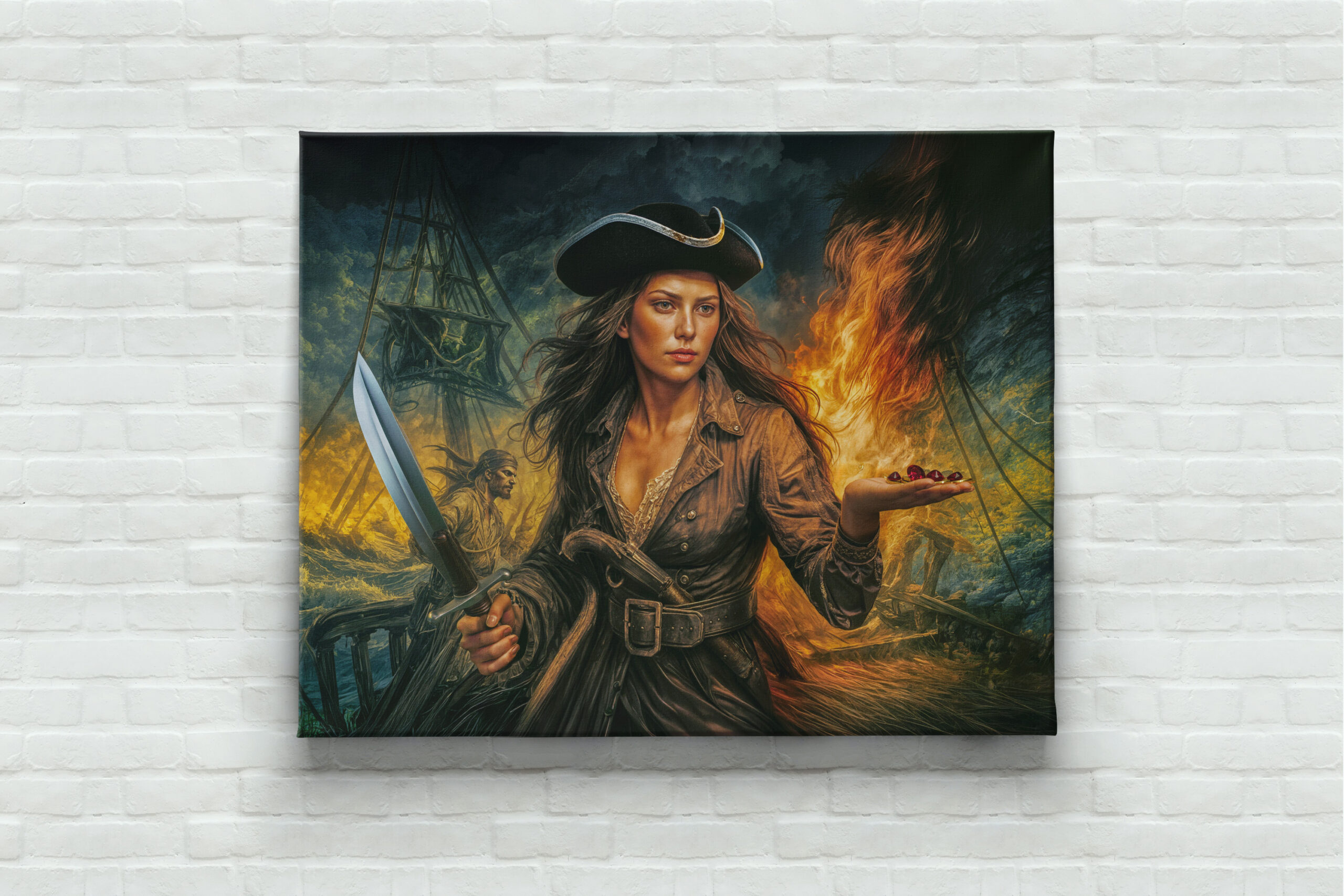 raxxa Canva: Anne Bonny Legendary Pirate Portrait - Image 3