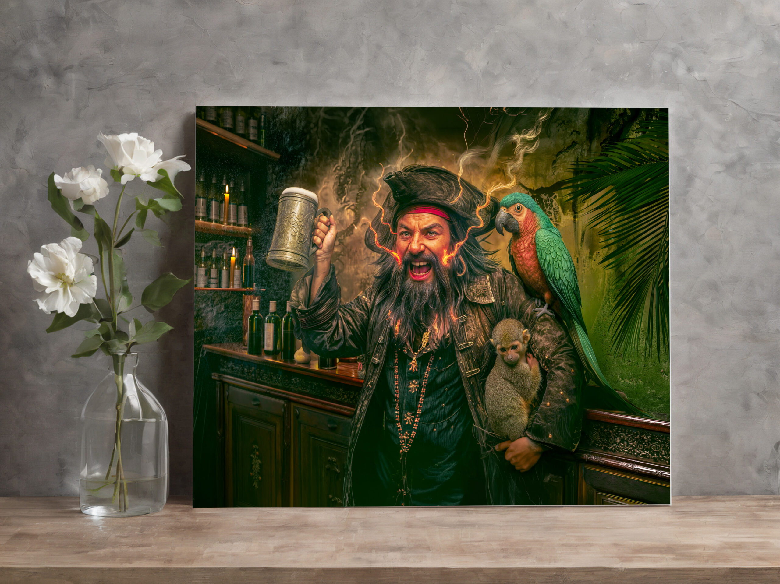 raxxa Canva: Blackbeard Pirate Tavern Portrait – Image 3