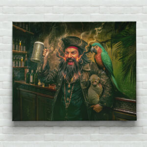 raxxa Canva: Blackbeard Pirate Tavern Portrait