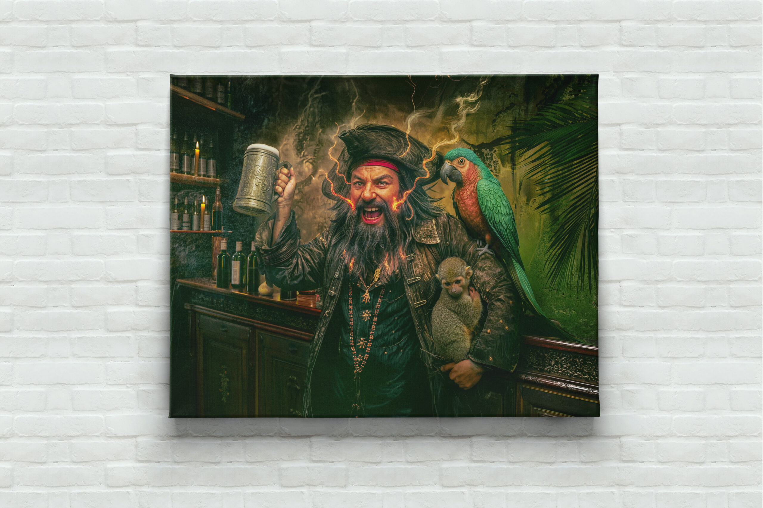 raxxa Canva: Blackbeard Pirate Tavern Portrait