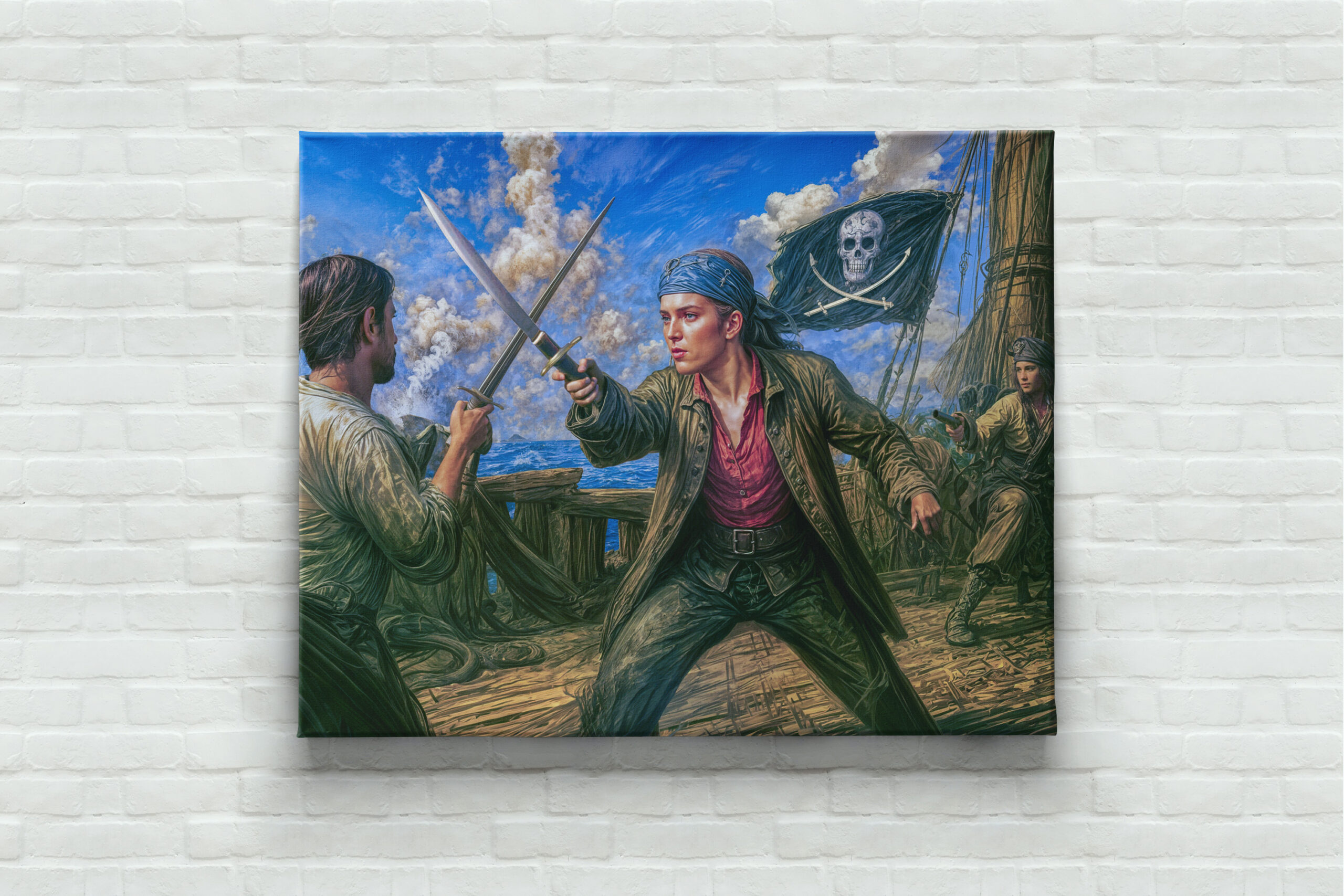 raxxa Canva: Mary Read Historic Pirate Portrait - immagine 3