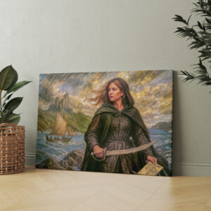 raxxa Canva: Grace O’Malley Irish Pirate Portrait