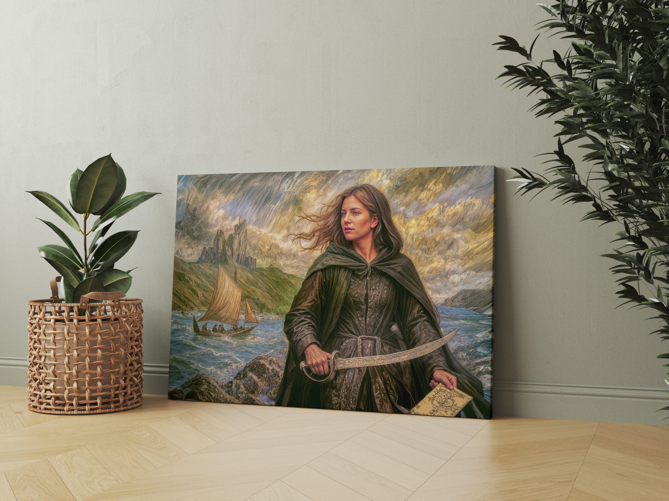 raxxa Canva: Grace O’Malley Irish Pirate Portrait