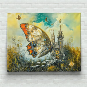 raxxa Canva: Mystic altar butterfly