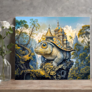 raxxa Canva: Steampunk castle toad