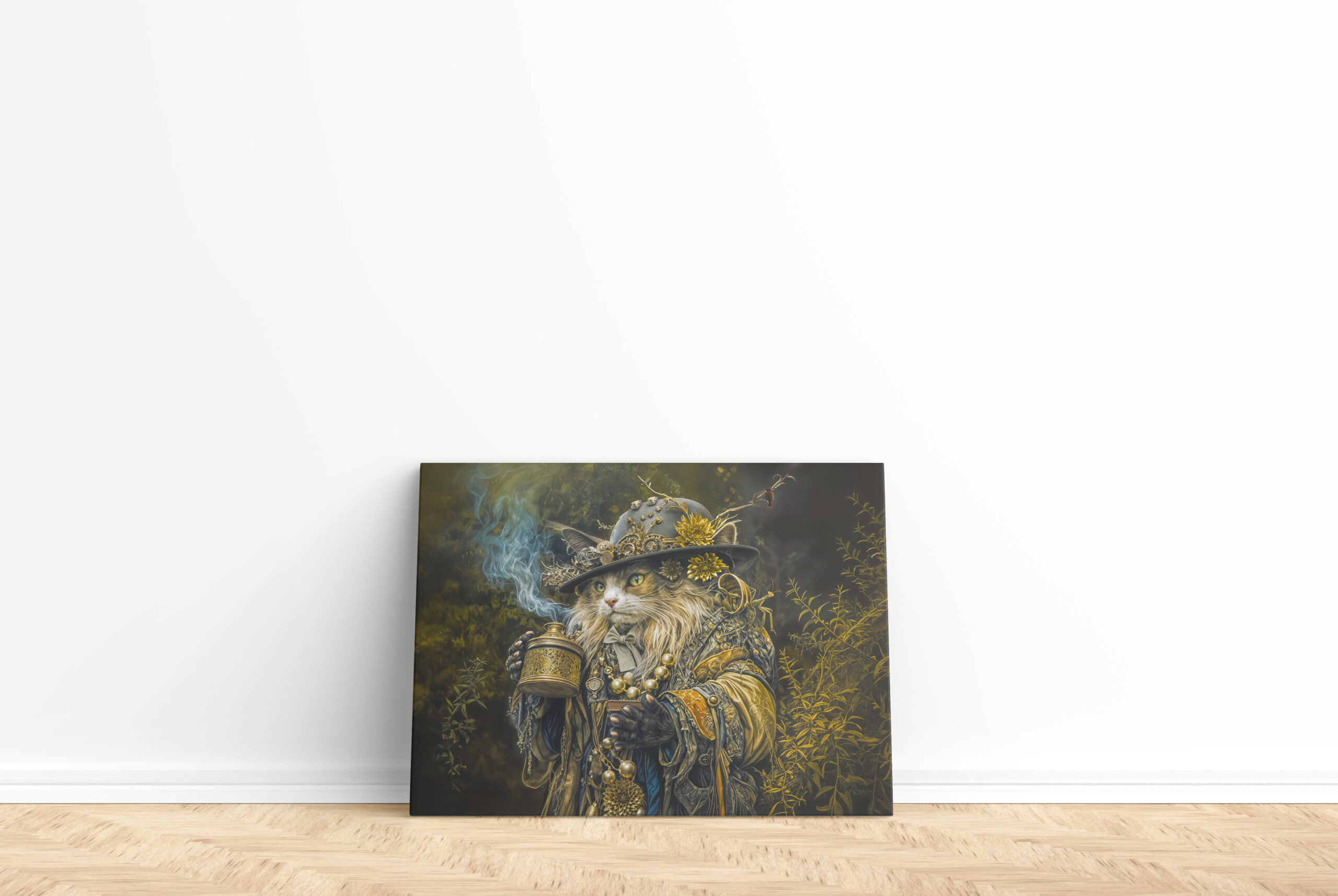 raxxa Canva: Enchanted woodland alchemist cat – Bild 2