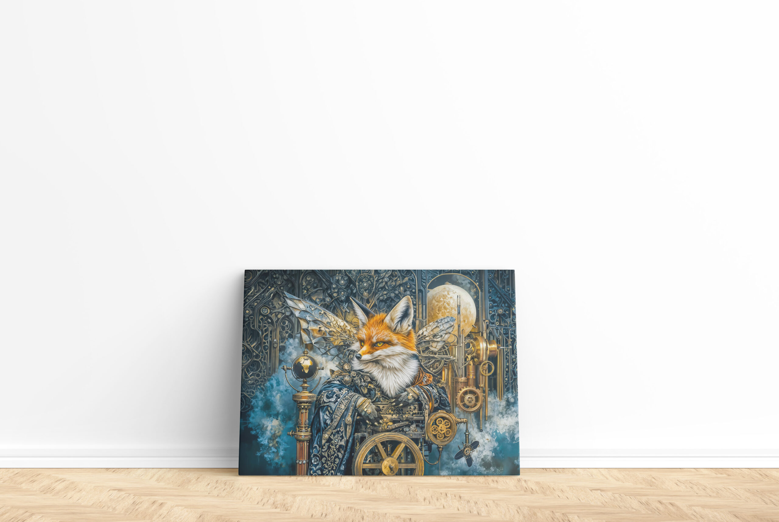 raxxa Canva: Steampunk fog fox - immagine 2