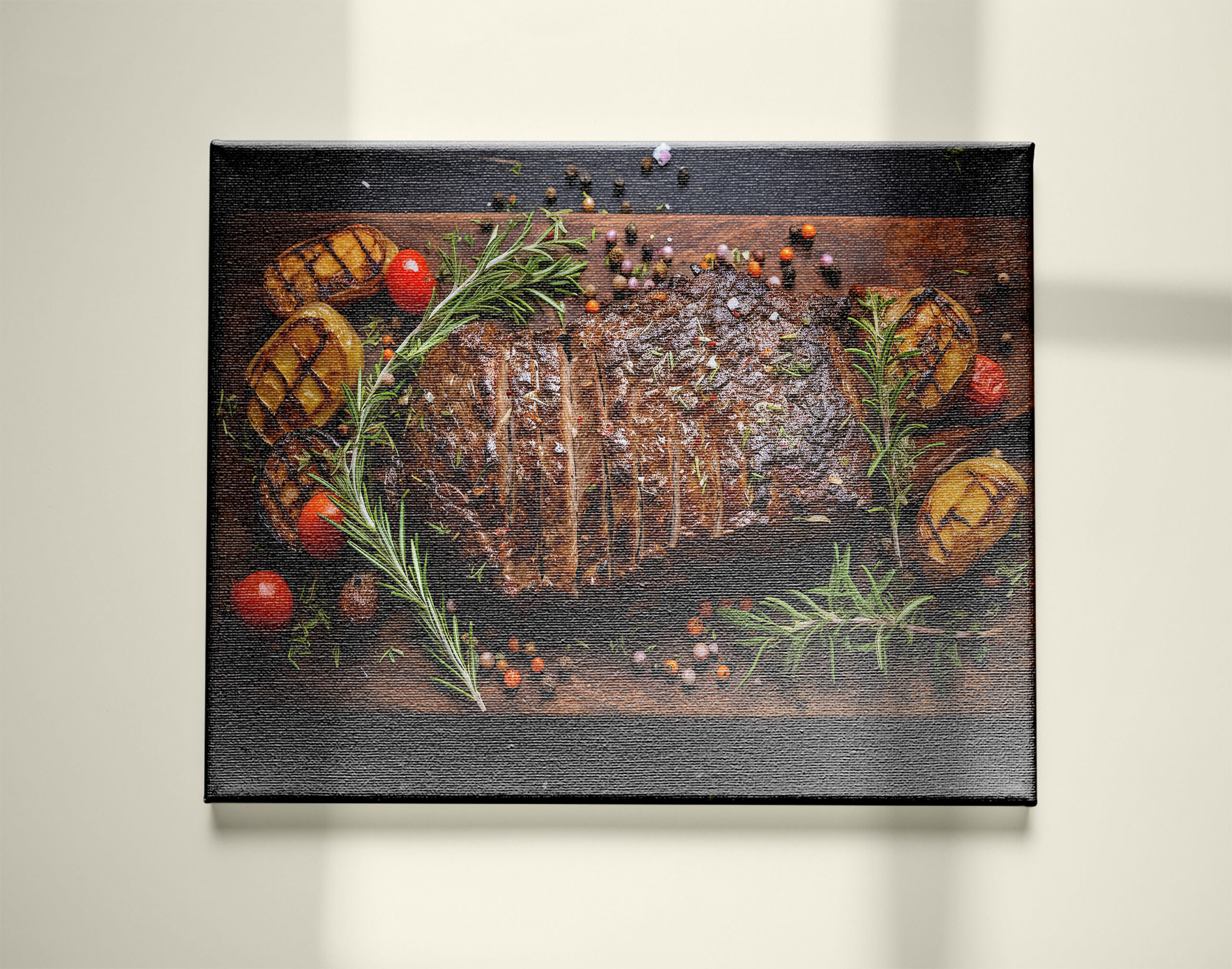 raxxa Canva: Arrangement eines leckeren Steak mit Rosmarin – Image 3