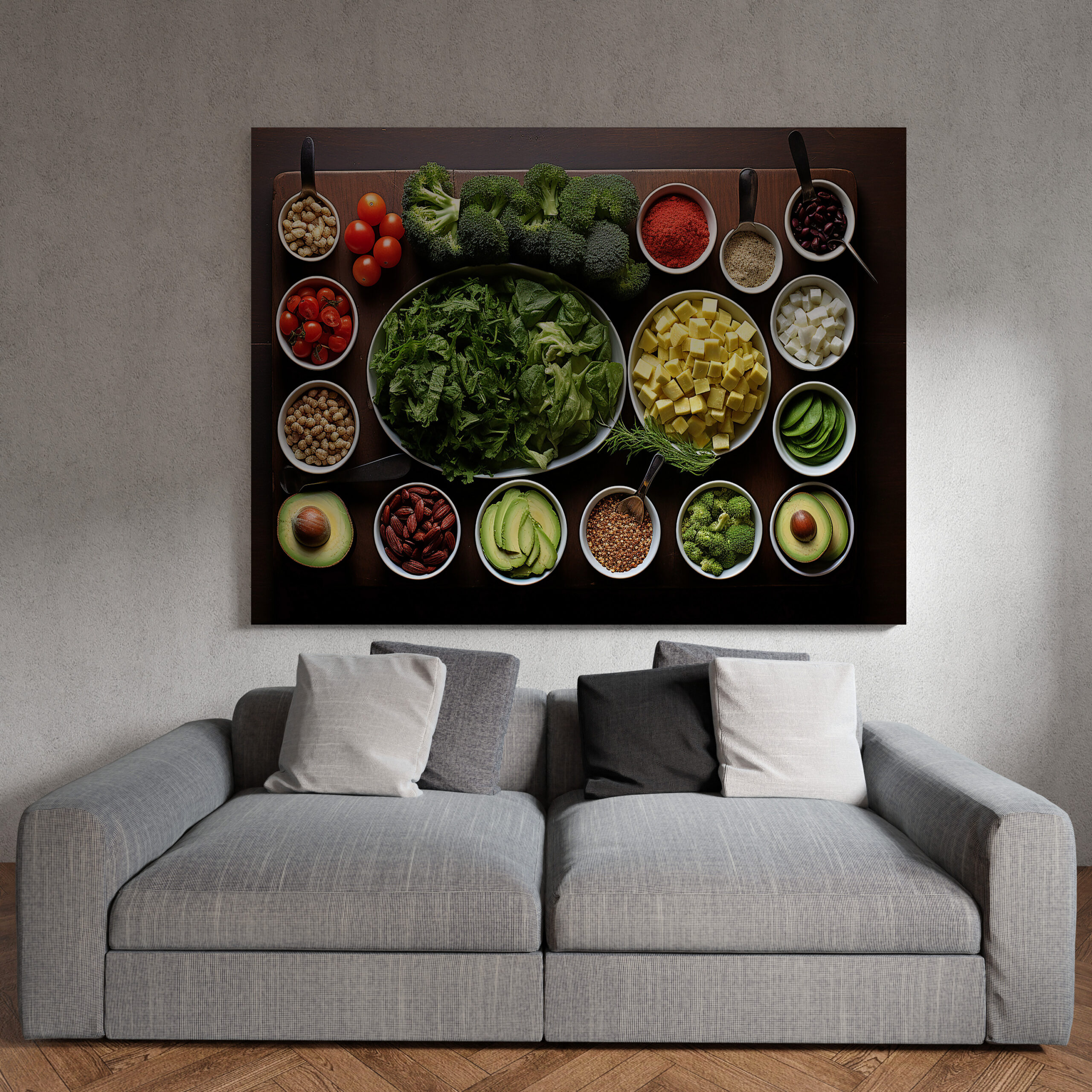 raxxa Canva: Arrangement mit Gemüse - immagine 2