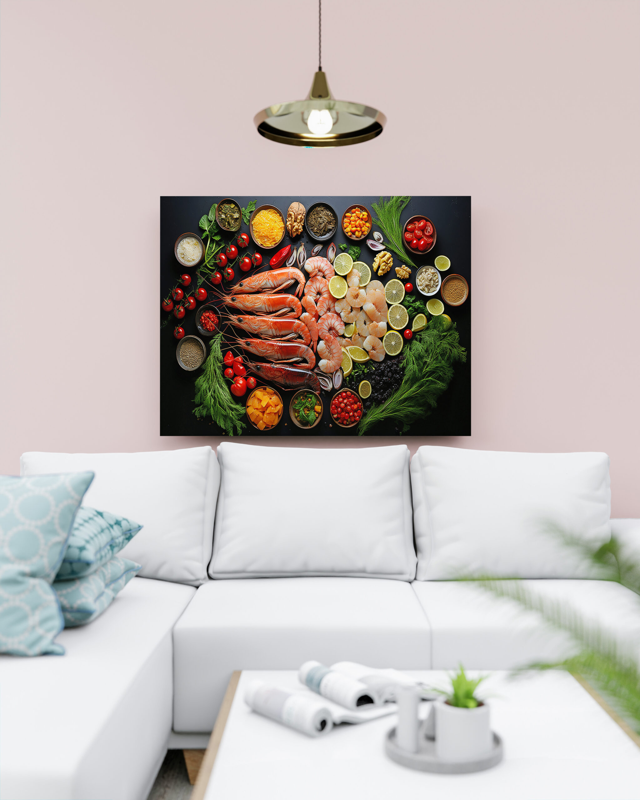 raxxa Canva: Arrangement mit Shrimps und Gemüse - Imagen 2